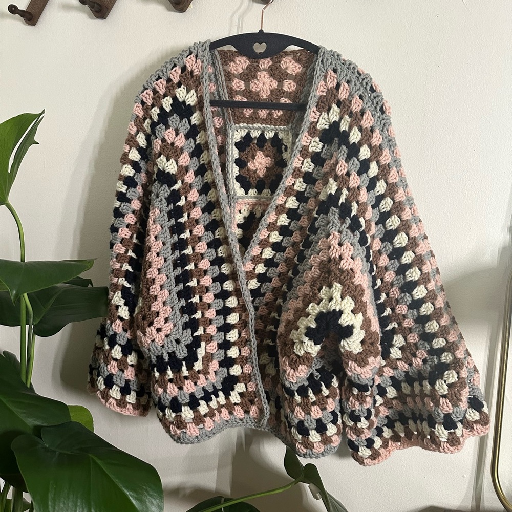 Handmade Boho Crochet Cardigan